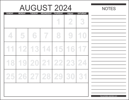 2024 Calendar 1 – Free Printable Calendars