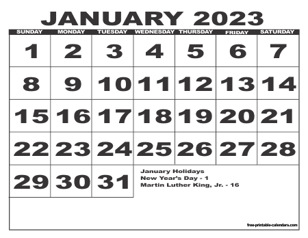 2023 Calendar 6 – Free Printable Calendars