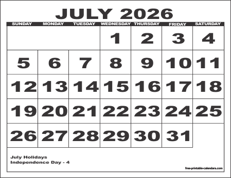 2026 calendar 6 – free printable calendars