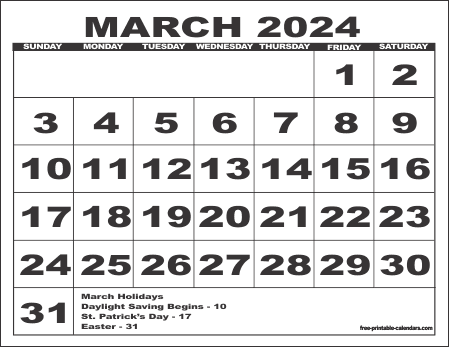 2024 Calendar 6 – Free Printable Calendars