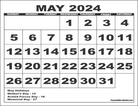 2024 Calendar 6 – Free Printable Calendars