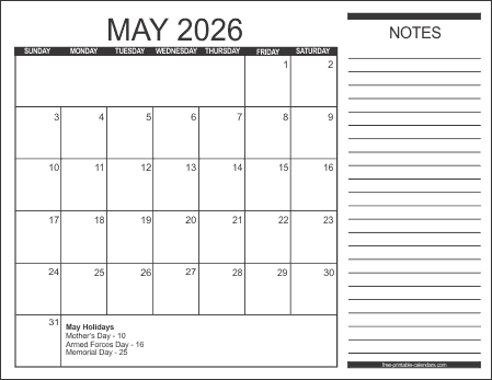 2026 Calendar 2 – Free Printable Calendars