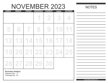 2023 Calendar 1 – Free Printable Calendars