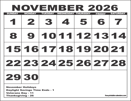2026 Calendar 6 – Free Printable Calendars